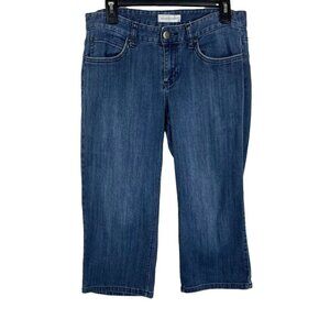 Christopher & Banks Women's Capri Stretch Denim Jeans Size 6